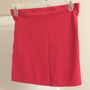 Form fitted mini skirt